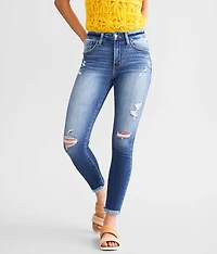 High Rise Ankle Skinny Stretch Jean