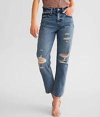Ultra High Rise 90s Cropped Straight Jean