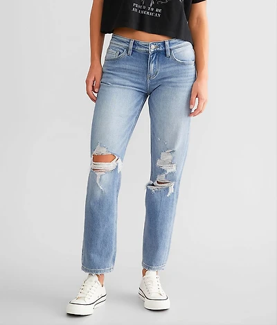Mid-Rise Relaxed Stretch Jean