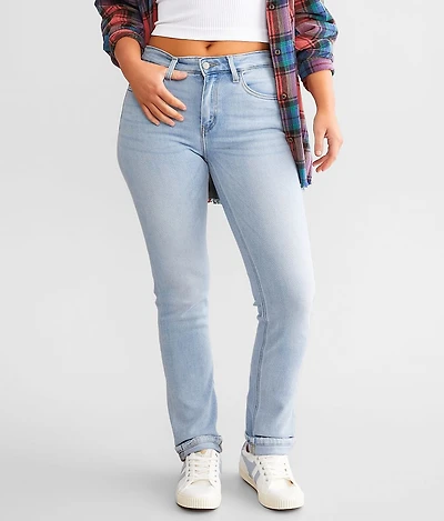 Kurvy Mid-Rise Straight Stretch Jean
