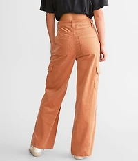 90s Cropped Wide Leg Corduroy Cargo Pant