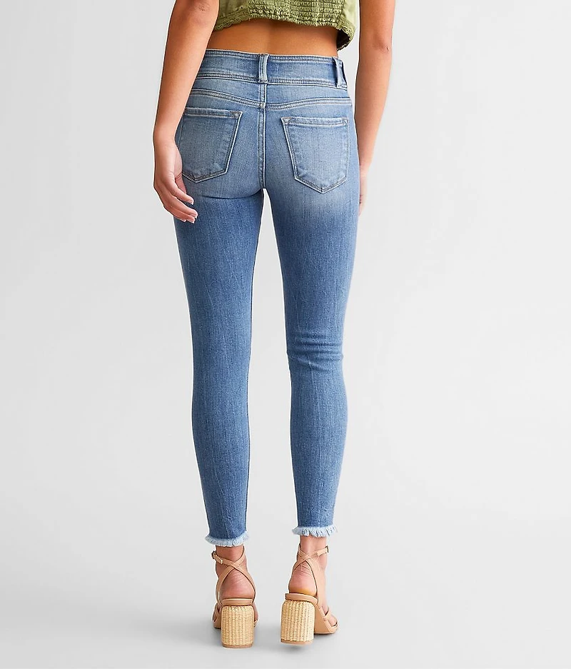 Mid-Rise Ankle Skinny Stretch Jean