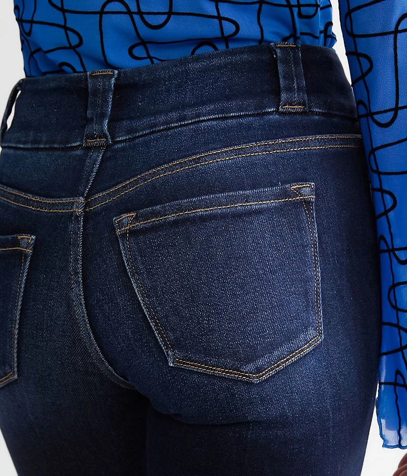 Mid-Rise Flare Stretch Jean