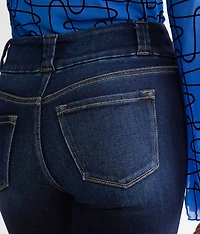 Mid-Rise Flare Stretch Jean