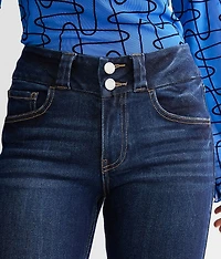 Mid-Rise Flare Stretch Jean