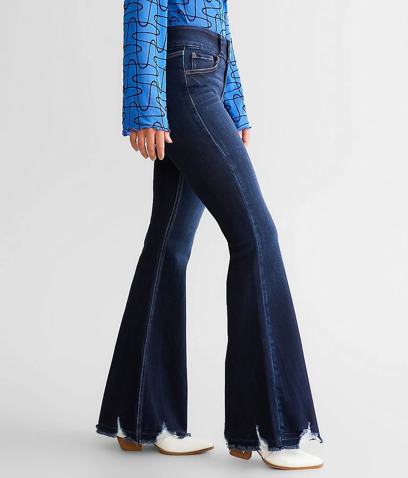 Mid-Rise Flare Stretch Jean