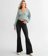 Mid-Rise Super Flare Stretch Jean