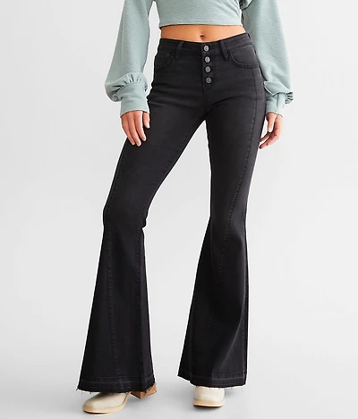 Mid-Rise Super Flare Stretch Jean
