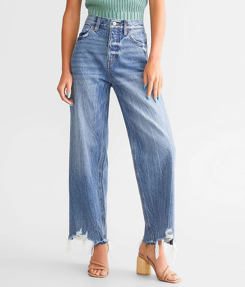 90's Cropped Wide Leg Jean