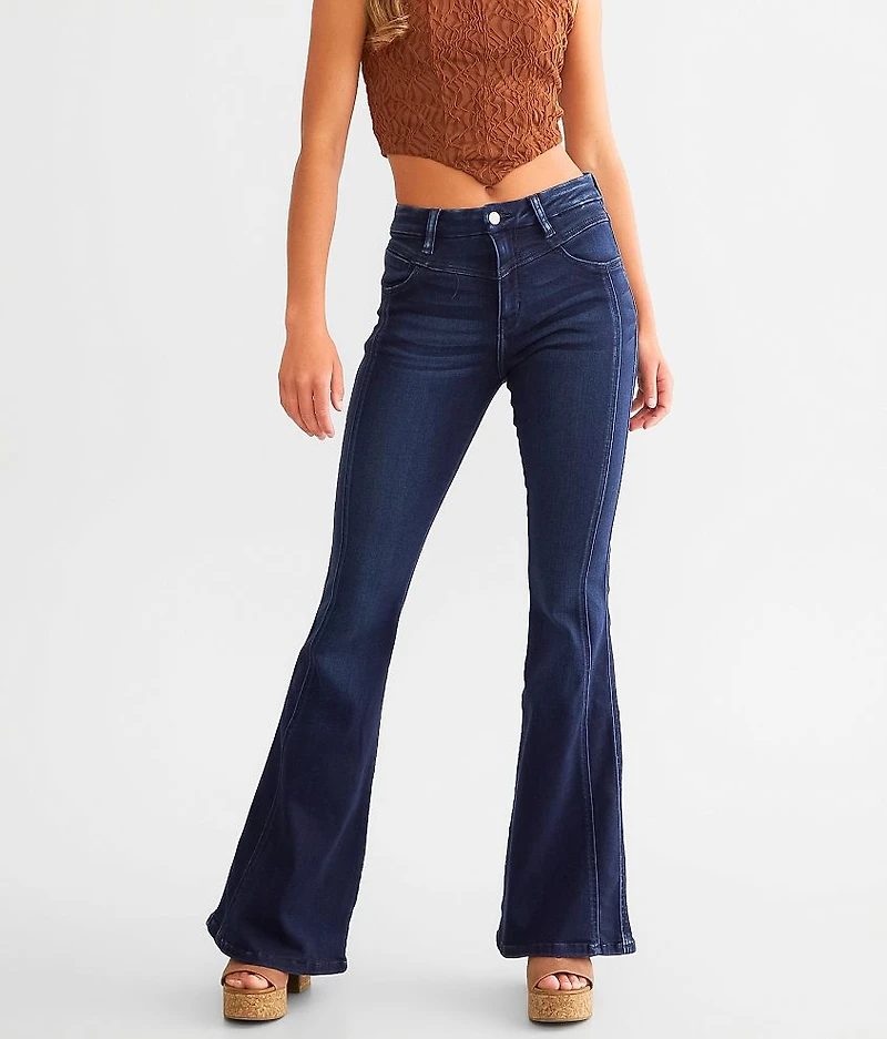 High Rise Flare Stretch Jean