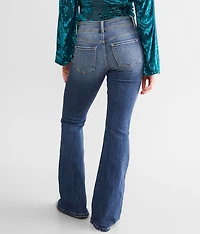 Kurvy Mid-Rise Flare Stretch Jean