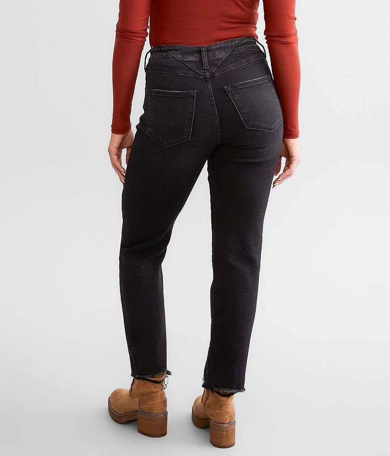 Kurvy High Rise Cropped Straight Jean