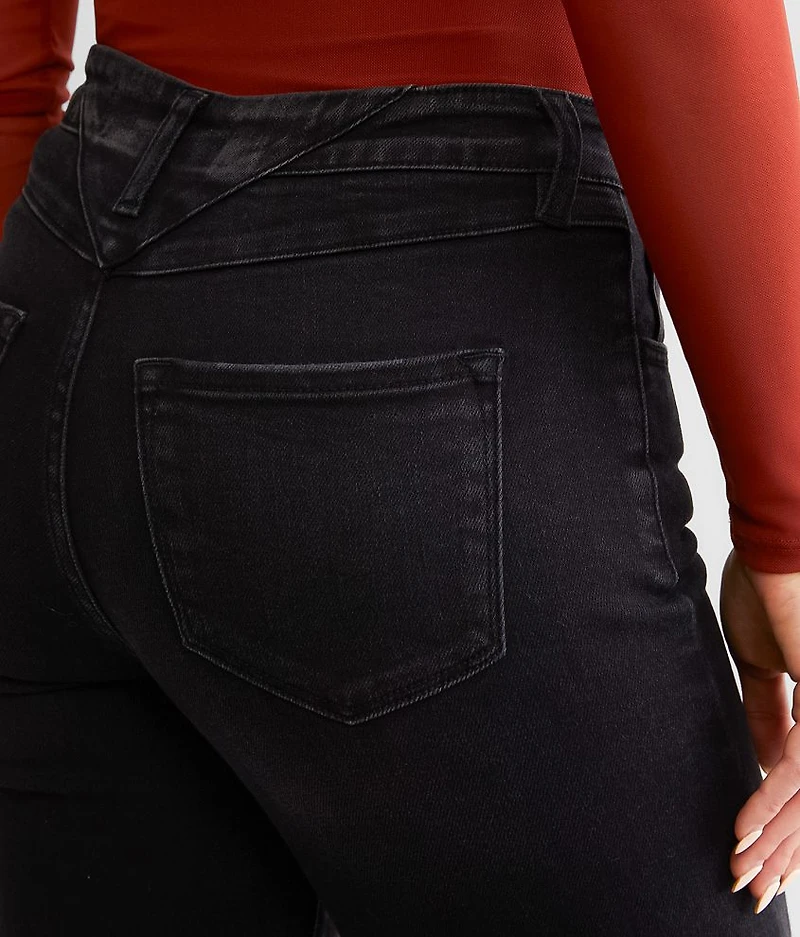 Kurvy High Rise Cropped Straight Jean