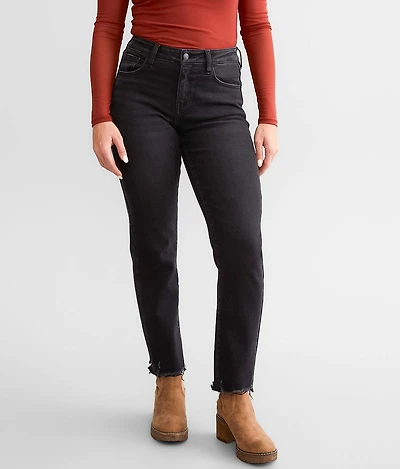 Kurvy High Rise Cropped Straight Jean