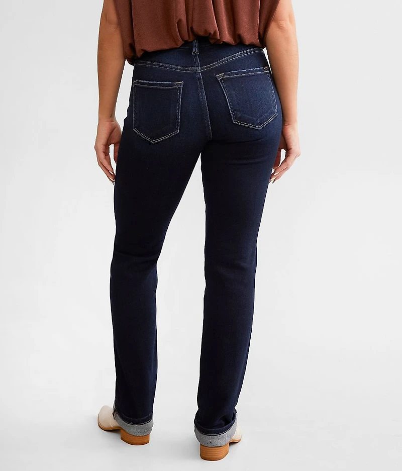 Kurvy Mid-Rise Straight Stretch Jean