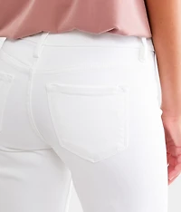 Mid-Rise Cropped Straight Stretch Jean