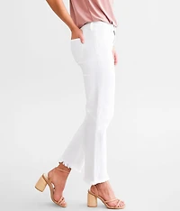Mid-Rise Cropped Straight Stretch Jean