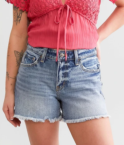 Kurvy Mid-Rise Stretch Short