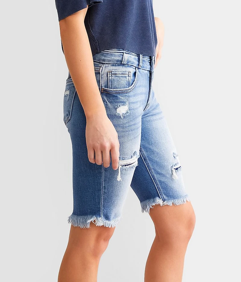 Mid-Rise Bermuda Stretch Short