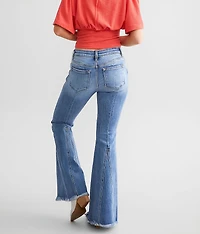 Mid-Rise Flare Stretch Jean