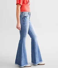 Mid-Rise Flare Stretch Jean