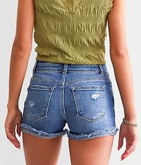 Mid-Rise Cuffed Stretch Short