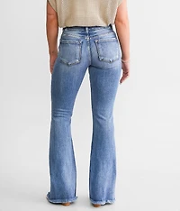 Kurvy Mid-Rise Flare Stretch Jean