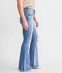 Kurvy Mid-Rise Flare Stretch Jean