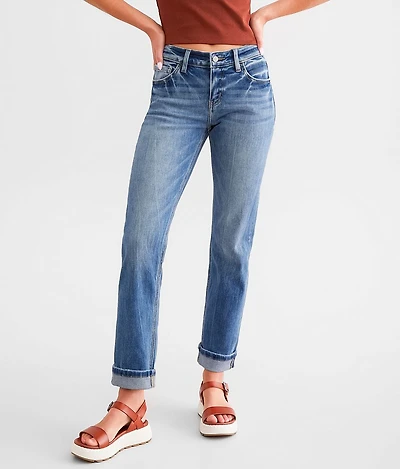 Mid-Rise Relaxed Stretch Jean
