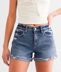 Kurvy Mid-Rise Stretch Short