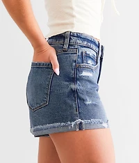 Kurvy Mid-Rise Stretch Short