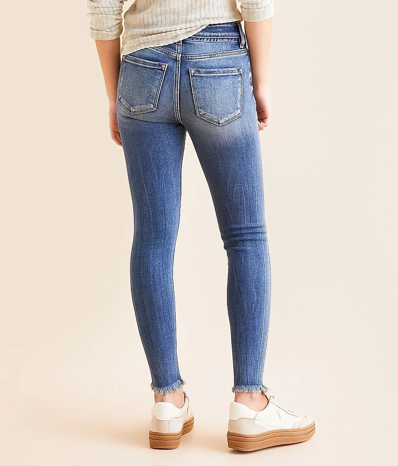 High Rise Ankle Skinny Stretch Jean