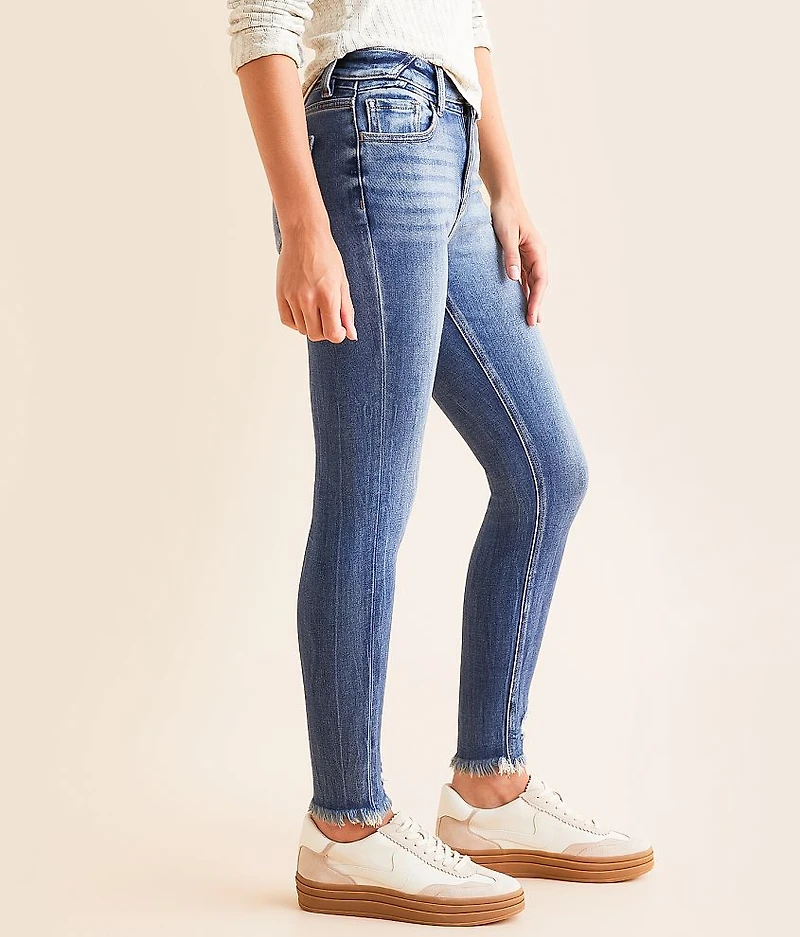 High Rise Ankle Skinny Stretch Jean