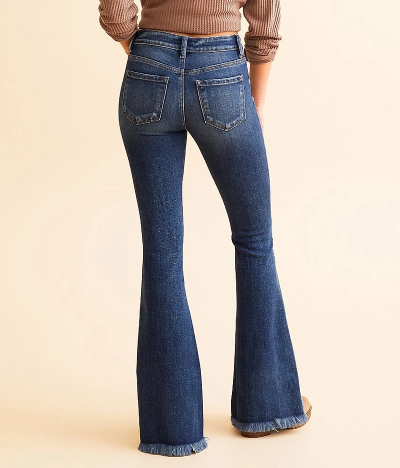Mid-Rise Flare Stretch Jean
