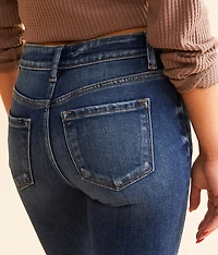 Mid-Rise Flare Stretch Jean