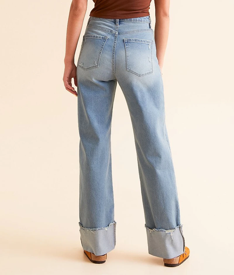 90's Straight Stretch Cuffed Jean