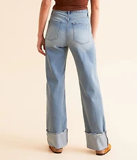 90's Straight Stretch Cuffed Jean