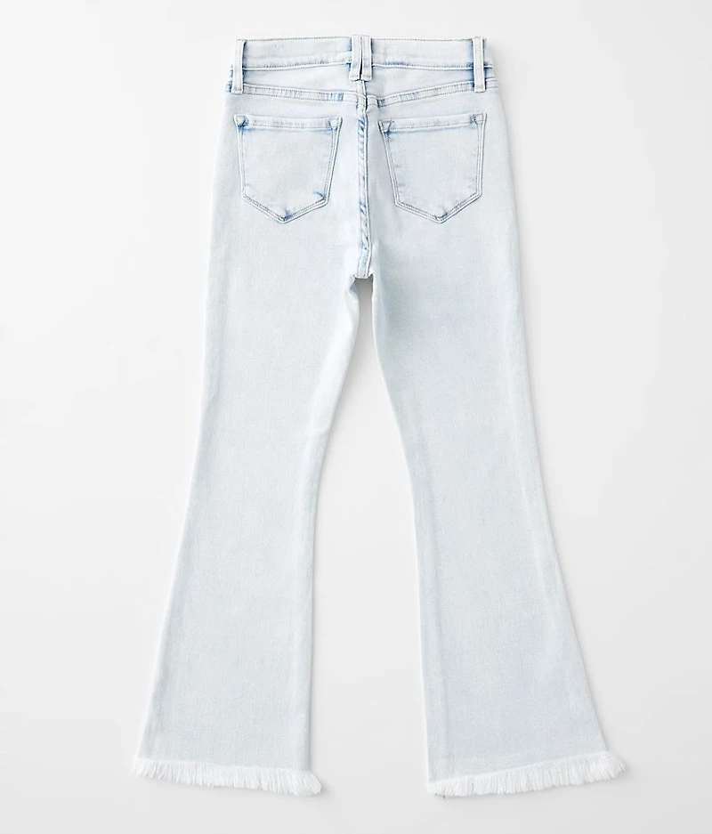 Girls - High Rise Cropped Flare Stretch Jean