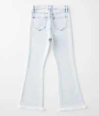 Girls - High Rise Cropped Flare Stretch Jean