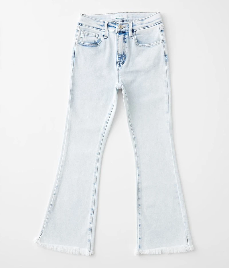 Girls - High Rise Cropped Flare Stretch Jean