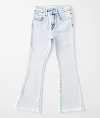 Girls - High Rise Cropped Flare Stretch Jean
