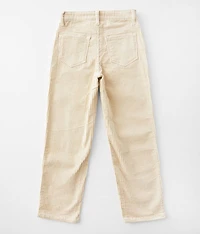 Girls - High Rise Cropped Straight Pant