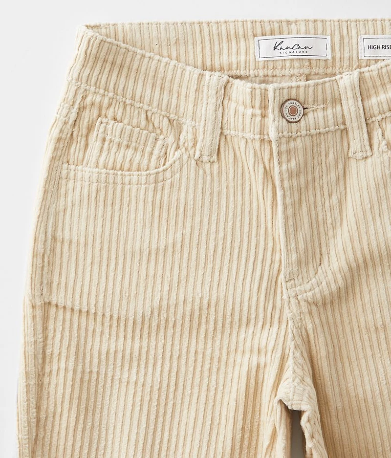 Girls - High Rise Cropped Straight Pant