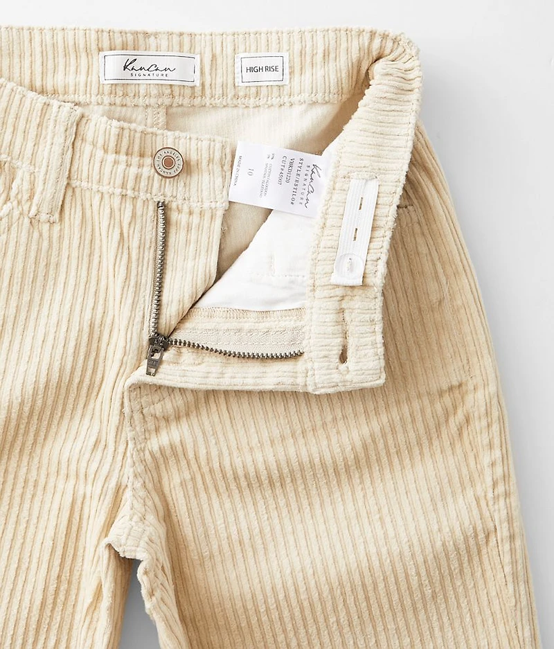 Girls - High Rise Cropped Straight Pant