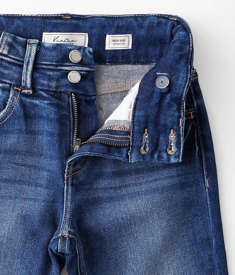 Girls - High Rise Cropped Flare Jean