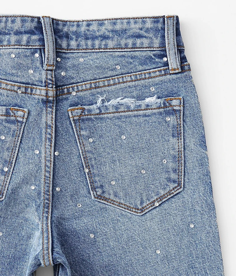 Girls - Rhinestone 90's Straight Jean