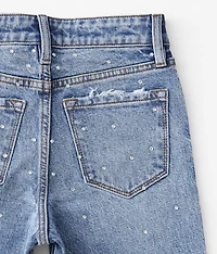 Girls - Rhinestone 90's Straight Jean