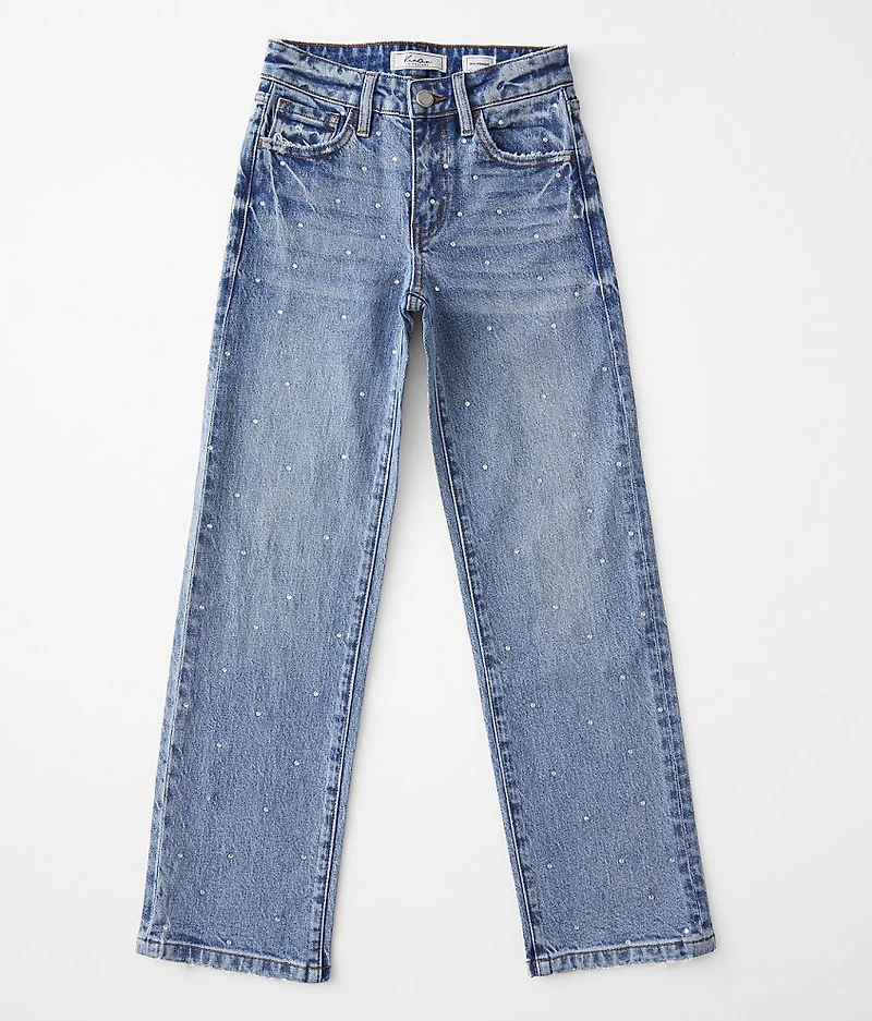 Girls - Rhinestone 90's Straight Jean