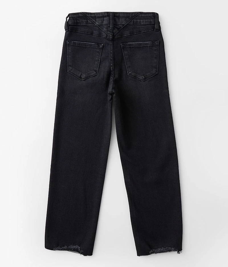 Girls - High Rise Cropped Straight Jean