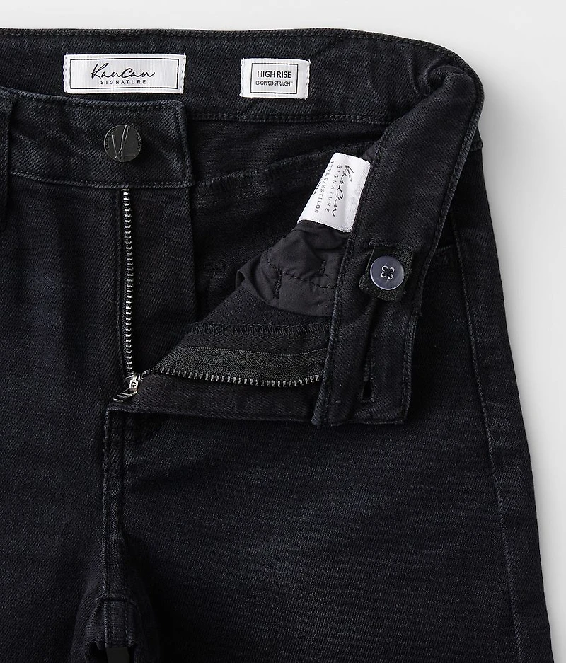 Girls - High Rise Cropped Straight Jean